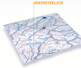 3d view of Krasnoye Plëso