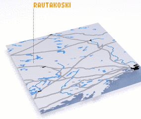 3d view of Rautakoski