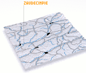 3d view of Zau de Cîmpie