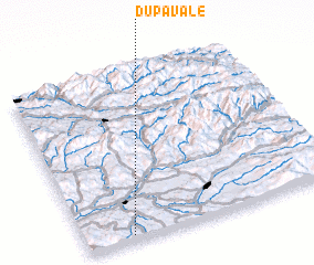 3d view of După Vale