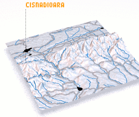 3d view of Cisnădioara