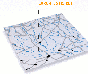 3d view of Corlăteşti-Sîrbi