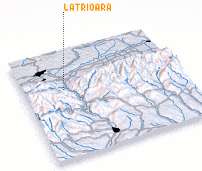 3d view of Latrioara