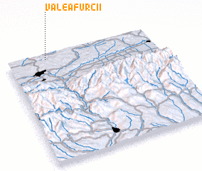3d view of Valea Furcii