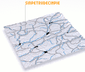 3d view of Sînpetru de Cîmpie