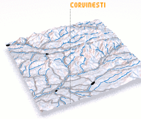 3d view of Corvineşti