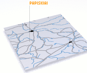 3d view of Papiškiai