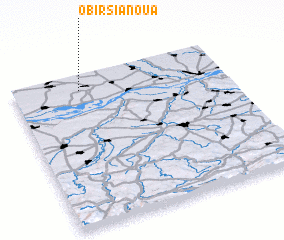 3d view of Obîrşia Nouă