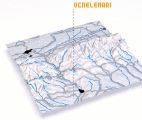 3d view of Ocnele Mari