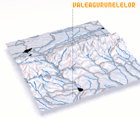 3d view of Valea Gurunelelor