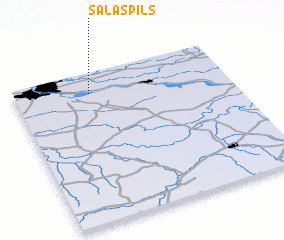 3d view of Salaspils
