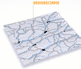 3d view of Oroiu de Cîmpie