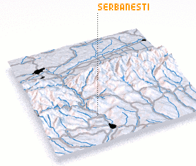 3d view of Şerbăneşti