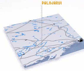 3d view of Palojärvi