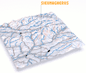 3d view of Şieu-Măgheruş