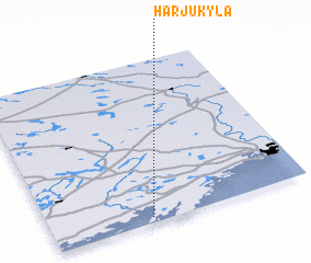 3d view of Harjukylä