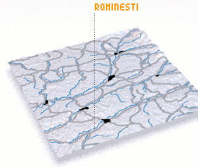 3d view of Romîneşti