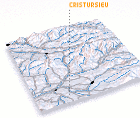 3d view of Cristur-Şieu