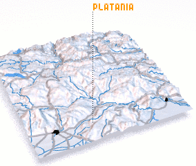 3d view of Plataniá