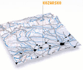 3d view of Kozarsko