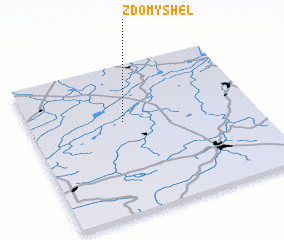 3d view of Zdomyshelʼ