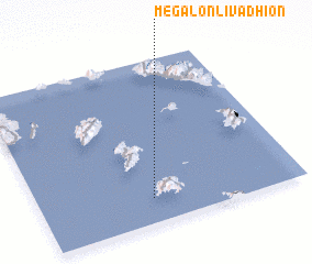 3d view of Megálon Livádhion