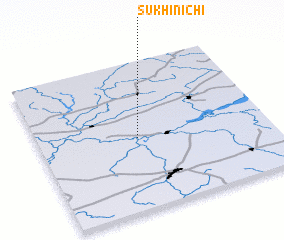 3d view of Sukhinichi