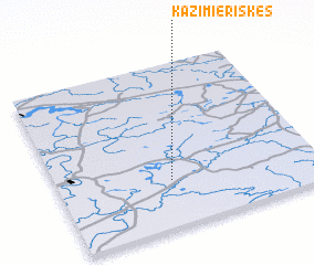 3d view of Kazimieriškės