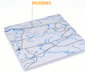 3d view of Vilkiškės