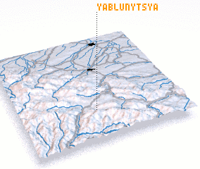 3d view of Yablunytsya