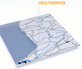 3d view of Skultesmuiža