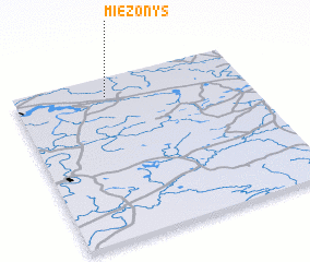 3d view of Miežonys