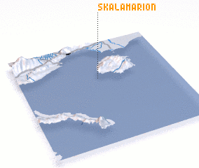 3d view of Skála Marión