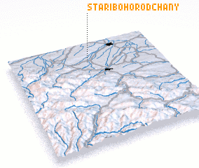 3d view of Stari Bohorodchany