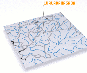 3d view of Lualaba-Kasaba