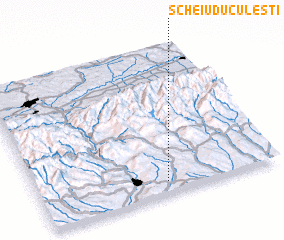 3d view of Scheiu-Duculeşti