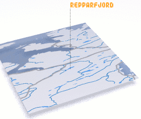 3d view of Repparfjord