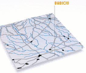 3d view of Băbiciu