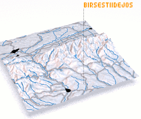 3d view of Bîrseştii de Jos