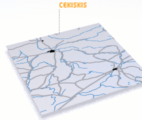 3d view of Čekiškis