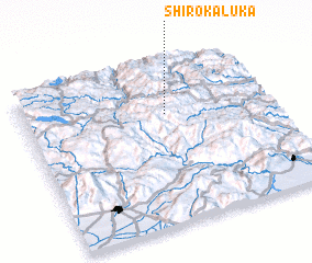 3d view of Shiroka Lŭka