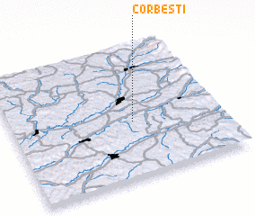 3d view of Corbeşti