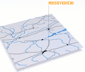 3d view of Moiseyevichi