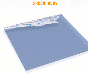 3d view of Sardinia Bay