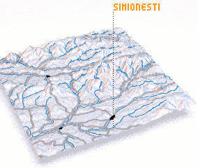 3d view of Simioneşti
