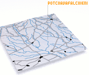 3d view of Potcoava-Fălcoieni