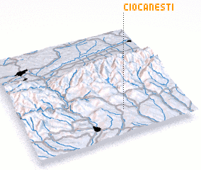 3d view of Ciocăneşti