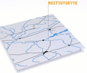 3d view of Mosty Vtoryye