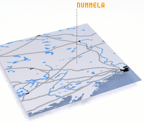 Nummela (Finland) map 