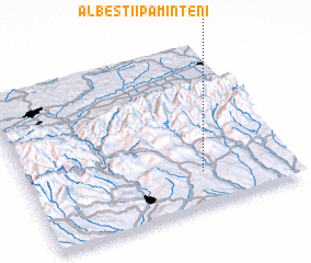 3d view of Albeştii Pămînteni